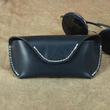 Portable Leather Glasses Case for Men and Women