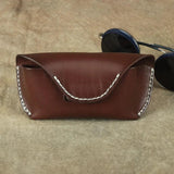 Portable Leather Glasses Case for Men and Women