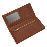 Vintage Crazy horse Leather Wallet for men, genuine cow Leather clutch bag