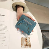 100% Leather Wallets Purses Small Money Bag Hasp Purse Wallet Purses Handbags