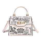 Vintage Crossbody Bag Women High Zipper Handbag Tote Female Flap Shoulder Bag