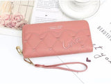 Embroidered Thread Wallet Women Mobile Phone Bag