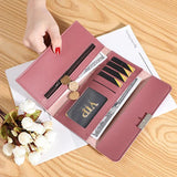 Long Style Women's Wallet Clutch Bag Tri-Fold Multi-Function Buckle