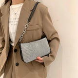 Women Rhinestone Crossbody Bag Small Shoulder Bag Totes Messenger Bag