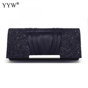 Women Clutch Bag Sequin Patchwork Handbag Shoulder Glitter Evening Purse