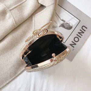European Shining Evening Bag Women Diamonds Party Cluthes