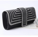 Rhinestone Clutch Purse and Handbag for Women's Party Evening Bag