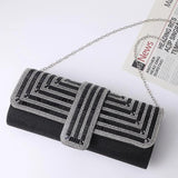 Rhinestone Clutch Purse and Handbag for Women's Party Evening Bag