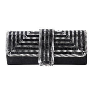 Rhinestone Clutch Purse and Handbag for Women's Party Evening Bag