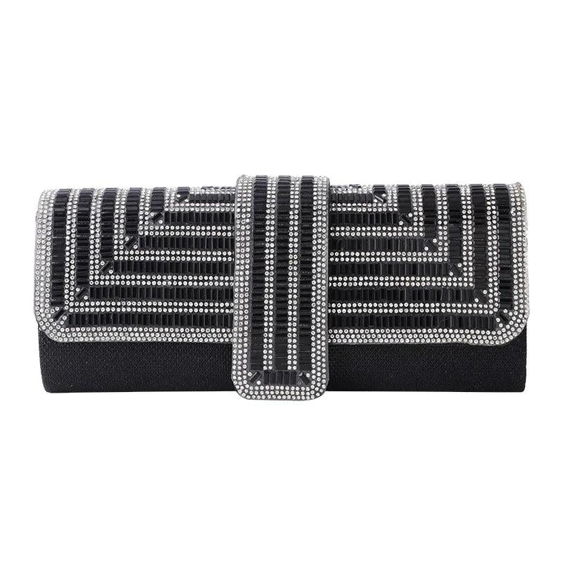 Rhinestone Clutch Purse and Handbag for Women's Party Evening Bag