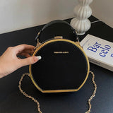 Women Chain Box Bags Handbag And Purple Small Tote Party Shoulder Bags