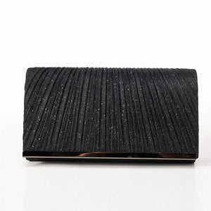 Fengting Sequined Envelope Clutch Evening Bag with Chain Strap