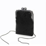 Aluminum Flash Bucket Clutch Bag Evening Party Banquet Shoulder Tote