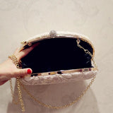 Wedding Diamond Sequined Clutches Bag Crystal Sling Package