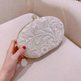 Wedding Diamond Sequined Clutches Bag Crystal Sling Package