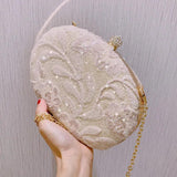 Wedding Diamond Sequined Clutches Bag Crystal Sling Package