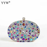 Crystal Clutch Purses for Women Evening Bags Gemstone Clutch
