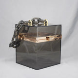 Women Clear Crossbody Bag Acrylic Transparent Stadium Approved