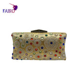 African Mama Bright Diamond Ladies Bag Dress with Clutch