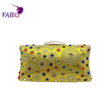 African Mama Bright Diamond Ladies Bag Dress with Clutch