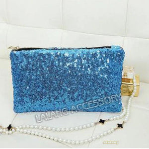 Sequins Handbag Envelope Clutch Glitter Purse Bolsa Feminina