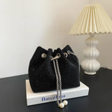 Rhinestone Crossbody Bag for Women Wedding Evening Clutch Handbag
