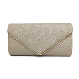 Glitter Envelope Clutch Evening Bag Vintage Wedding Handbag