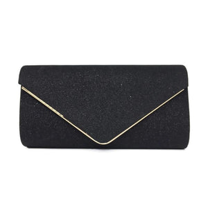 Glitter Envelope Clutch Evening Bag Vintage Wedding Handbag