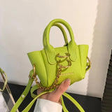 Neon Green Yellow Pink Small Handbag Party Clutch Women Shoulder Bags