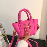 Neon Green Yellow Pink Small Handbag Party Clutch Women Shoulder Bags
