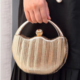 Round Women Handbags Ladies Party Clutch Wedding Purses Circle Crossbody Bags