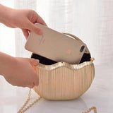 Round Women Handbags Ladies Party Clutch Wedding Purses Circle Crossbody Bags