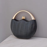 Round Women Handbags Ladies Party Clutch Wedding Purses Circle Crossbody Bags