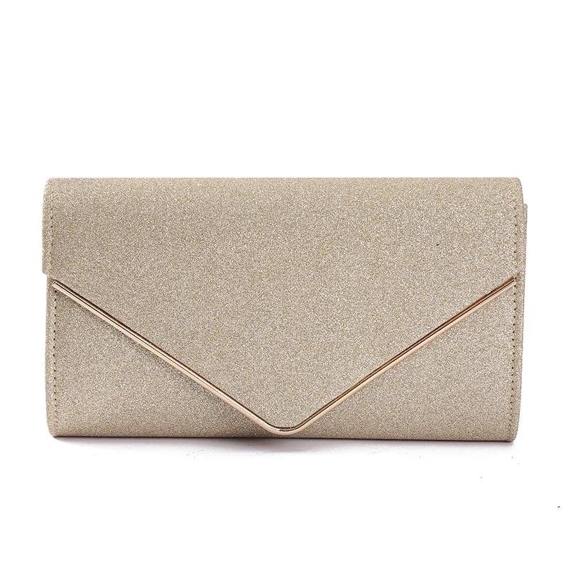 Sequin Evening Clutch Metal Chain Women Shoulder Bag