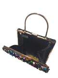 Vintage Sequin Evening Bag Women Bridal Party Prom Wedding Clutch Purse