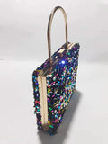 Vintage Sequin Evening Bag Women Bridal Party Prom Wedding Clutch Purse