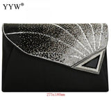 Rhinestone Clutch Purse Envelop Crossbody Bag Evening Party Clutches