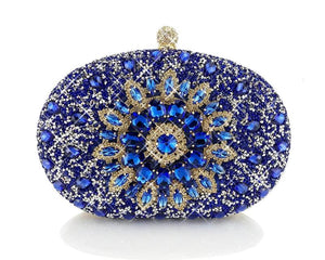 Diamond Sunflowers Mini Clutch Bags Evening Wallets 5 Colors