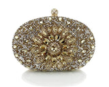 Diamond Sunflowers Mini Clutch Bags Evening Wallets 5 Colors