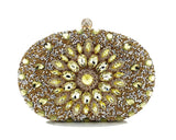 Diamond Sunflowers Mini Clutch Bags Evening Wallets 5 Colors