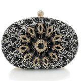 Diamond Sunflowers Mini Clutch Bags Evening Wallets 5 Colors