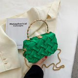 Small Tote Bag w/Metal Chain Women's Handbag