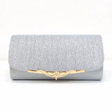 Glitter Evening Bag for Women Wedding Clutch Handbag with Chain Shoulder Strap
