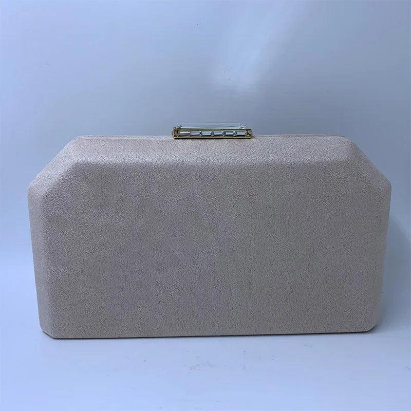 Nuphia Suede Evening Clutch Bags for Women in Yellow Royal Orange Red Purple