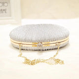 Lady Diamond Evening Clutch Bag Wedding Handbag Bridal Purse Chain Shoulder Bag