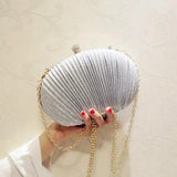 Lady Diamond Evening Clutch Bag Wedding Handbag Bridal Purse Chain Shoulder Bag