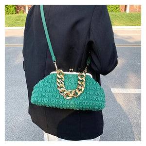 Women's Crossbody Bag with Chain Strap