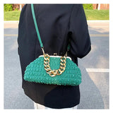 Women's Crossbody Bag with Chain Strap