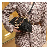 Women's Crossbody Bag with Chain Strap