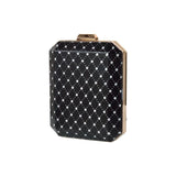 Spring Women Plaid Mini Evening Bag Red Purple Clutch Wedding Shoulder Bag